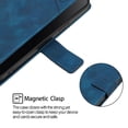 thumbnail image 5 of for Samsung Galaxy A32 5G Crossbody Wallet Case with Card Holder, Flip Folio Book Style Leather Shockproof Protective Phone Cover with Shoulder Strap/Lanyard for Samsung Galaxy A32 5G, Blue, 5 of 9
