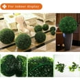thumbnail image 7 of Artificial Boxwood Topiary Ball Plants, Hanging Plants Wedding Party Decor Hotel Front Porch Topiary Indoor Outdoor, 7 of 7