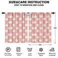 thumbnail image 2 of Blackout Kids Curtains,Pink Daisy Flower White Blooms Pattern Childrens Insulated Curtains Set Of 2,Bedroom Essentials,Toddler Room Decor 42"x54", 2 of 5