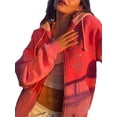 thumbnail image 5 of Qiylii Women Y2k Skeleton Zip Up Hoodies Rhinestone Graphic Oversized Pullovers, 5 of 5