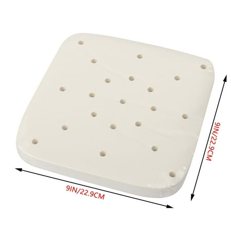 

Square Air Fryer Parchment Paper Liners 200Pcs Perforated Parchment Filter Paper