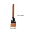 thumbnail image 2 of Uxcell Guitar Cleaner Brush Large Wood Flat Head Guitar String Cleaner Tool for Musical Instrument Light Brown 2 Pack, 2 of 6
