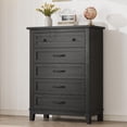 thumbnail image 1 of Garvee Commode à 5 Tiroirs pour Chambre, Commode Verticale avec Grand Rangement, 15,8 Pouces X 31,5 Pouces X 41,3 Pouces, Noir, 1 of 7