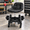Black, variant on Red Rolling Adjustable Shop Stool with Wheels, Tool Tray and Cup Holders