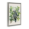 thumbnail image 4 of Stupell Industries Tropical Perched Parrot Animals Painting Gray Floater Framed Canvas Art Print Wall Art, 17 x 25, 4 of 10