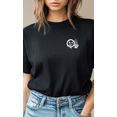 thumbnail image 2 of I Match Energy Graphic Letter Front And Back Print Short Sleeve T-Shirt For Women 1 Pcs Gildan Plain T-Shirt 100% Heavy Cotton - Comfortable Crew Neck, Soft Tees Casual Tops, 2 of 6