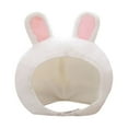 thumbnail image 1 of Animales de Dibujos Animados Sombrero de Oreja Disfraz Headwear Sombrero de Felpa Diadema Gorra de Invierno con Orejeras para Mujeres Y Niñas - Conejo Sunnimix Sombrero de felpa novedad, 1 of 8