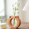 thumbnail image 6 of Cat Shaped Wooden Plant Propagation Stations Plant,Plants Stand Indoor with Glass Test Tube Planter Wall Decor Gifts for Women Mom （Khaki）, 6 of 6