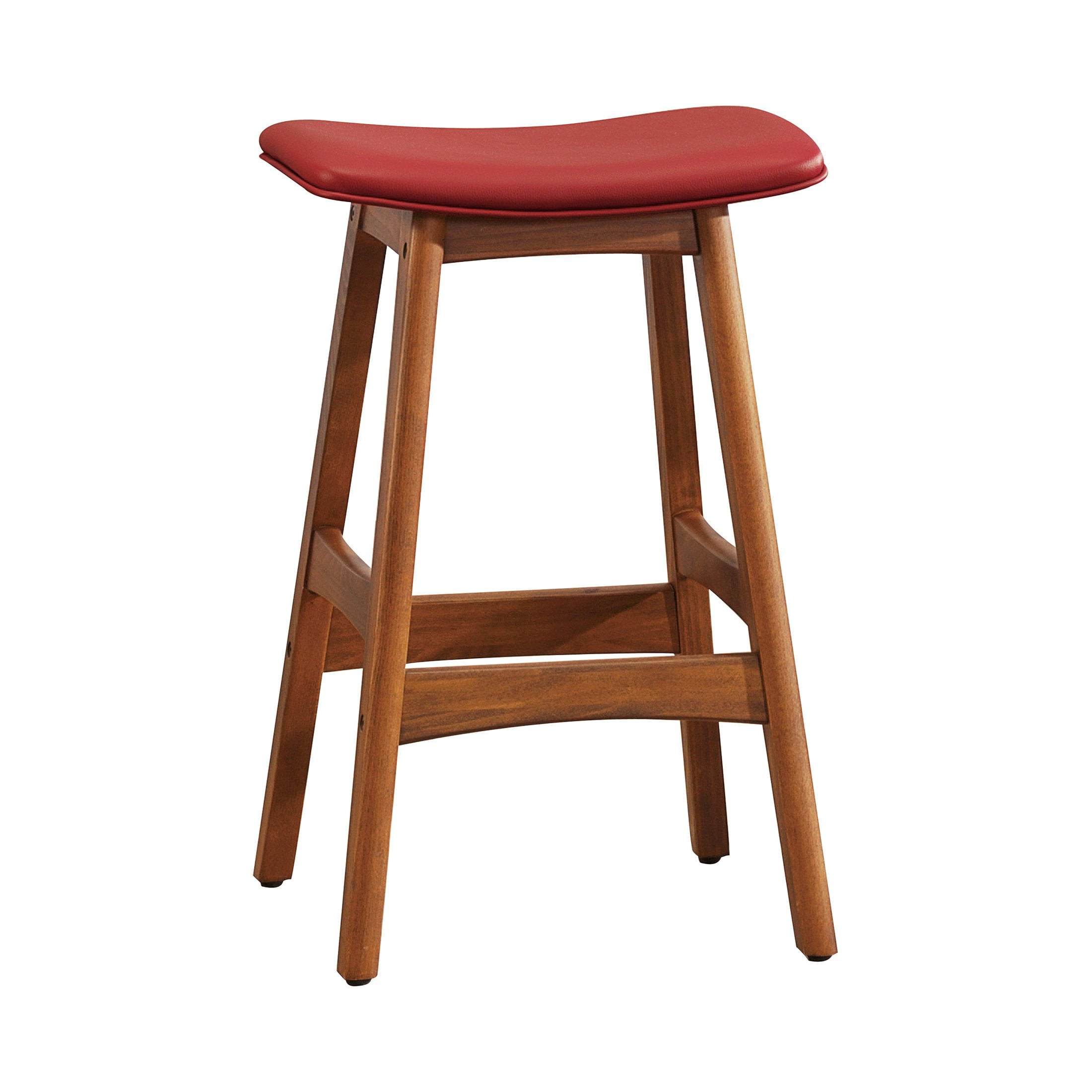 OakvillePark Millcreek Counter Stool (Set of 2), Red