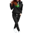 thumbnail image 2 of Fanxing St Patrick's Day Women Long Sleeve Funny Graphic Sweatshirts 2 Piece Outfits Sweat Shirt and Sweat Pants for Women Casual Sweatsuit Set, 2 of 8