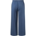 thumbnail image 5 of Womens Comfy Versatile Wide Leg Pants with Pocket Trendy Drawstring Elastic High Waisted Pants Casual Straight Leg Pants, 5 of 5