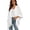 White, variant on Fewfanhot Women Lace Open Front Hollow Knit Fringe Poncho Shawl, Three Quarter Sleeve Lightweight Layering Wrap Cover Up