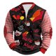 thumbnail image 1 of Camisa de Manga Larga de Poliéster Hombres Camuflaje Imprimir Media Cremallera Cuello Redondo Top para Outdoor Casual Daily Wear, 1 of 6