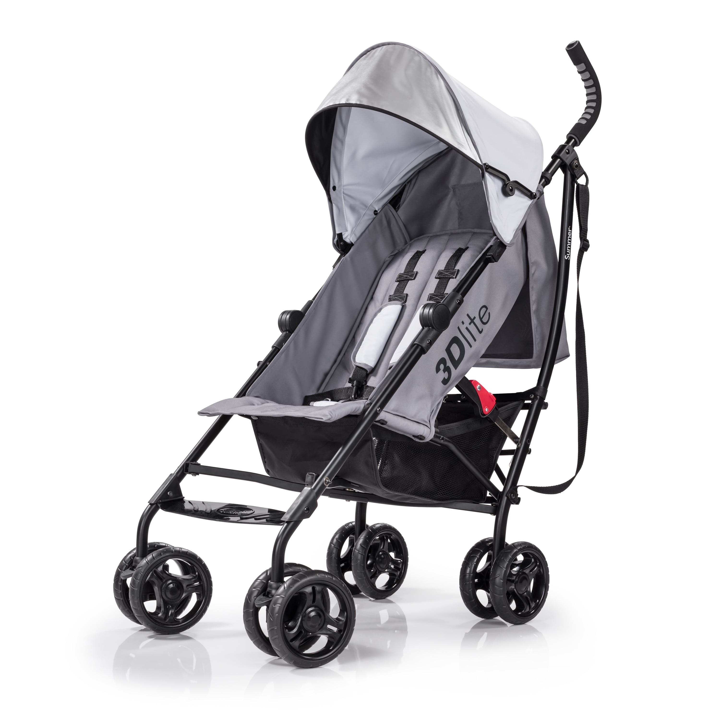 Lightweight Stroller with Aluminum Black Summer 3Dlite Convenience  Stroller 