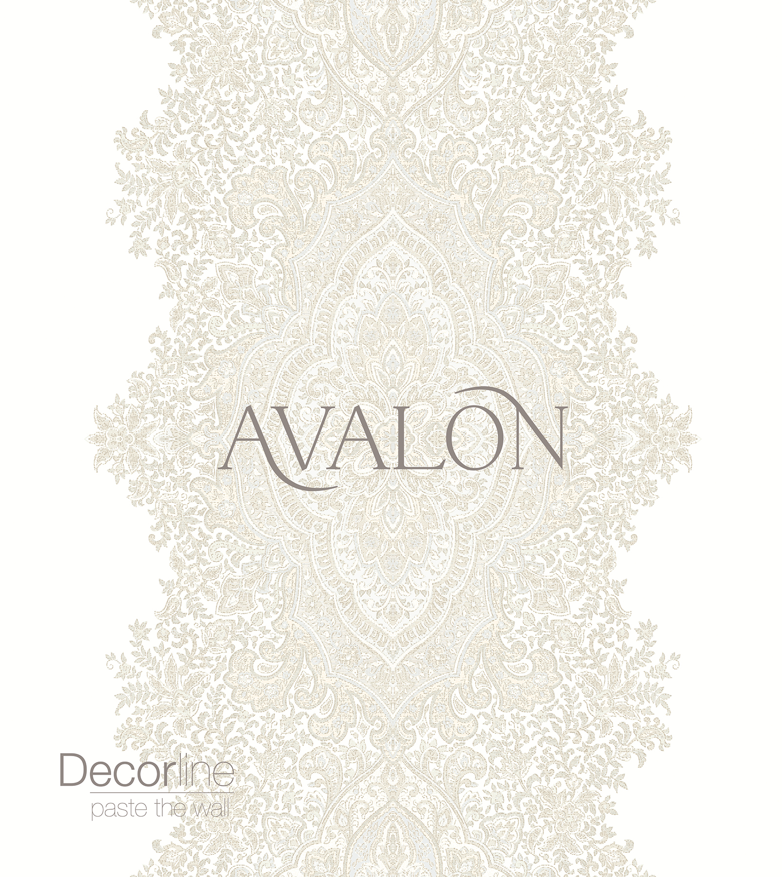 Decorline Noble Cream Ornate Damask Wallpaper
