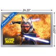 thumbnail image 3 of Star Wars: The Clone Wars - Ahsoka Tano Wall Poster, 14.725" x 22.375", Framed, 3 of 3