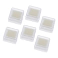 thumbnail image 2 of Almohadilla de Tinta de Esponja Hecha a Mano de 6 Piezas para Decoración de álbumes de Recortes DIY de Almohadilla de Tinta de Sellos Baoblaze Almohadilla de tinta en blanco Blanco, 2 of 8