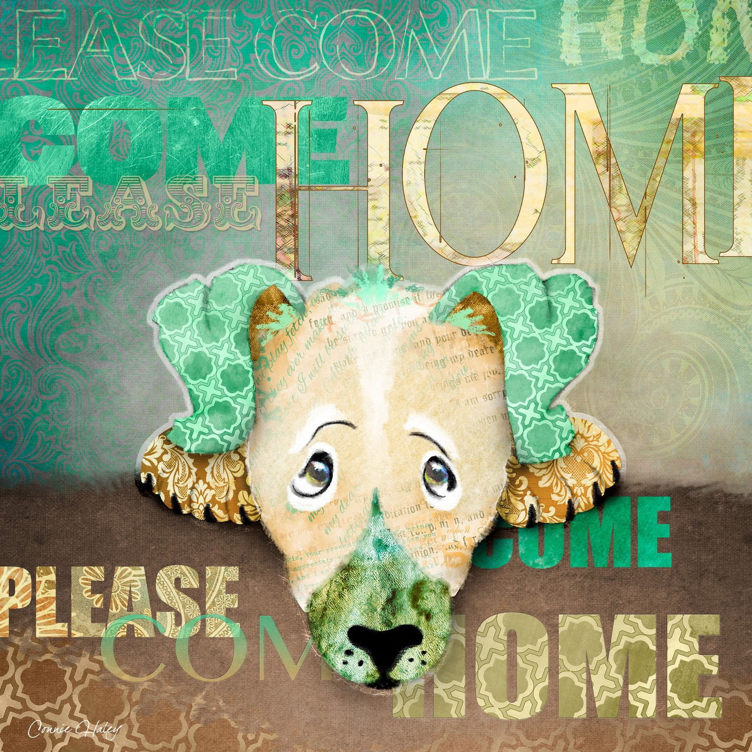 Marmont Hill Sad Dog Painting Print