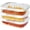 Deli Meat 3pk, variant on Duo Loc Tritan Meal Prep Containers Microwave Safe BPA Free Leak Proof Lunch Container for Leftovers Kitchen Fridge Freezer Reusable Plastic On-the-Go Lunch Travel Box 3-Pack
