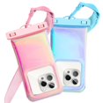 thumbnail image 1 of Funda para teléfono Foweroty, impermeable, flotante, 7 pulgadas, iridiscente, 1 of 7