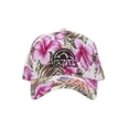 thumbnail image 1 of Gravity Outdoor Co. Island Floral Adjustable Baseball Cap - White/Pink, 1 of 2