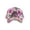 White/Pink, variant on Island Floral Adjustable Baseball Cap - Blue