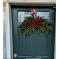 thumbnail image 2 of Worth Imports 14" Metal Wreath Hanger w/ Candy Cane, 2 of 2