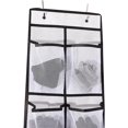 thumbnail image 2 of 12 Mesh Pocket Hanging Shoe Organiser Rack Behind Doors Rack Storage Household Wall Bag Room Storage-A, 2 of 5