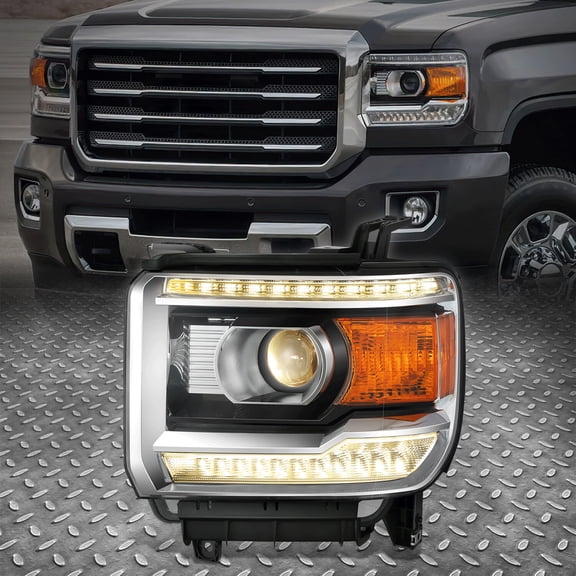 Nuvision for 14-19 GMC Sierra 1500 2500 3500 HD Driver Left Side Projector Headlight Lamp