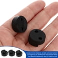 thumbnail image 3 of 3pcs Rubber Violin Practice Mutes Round Violin Mutes Practice Silencers (Black), 3 of 4