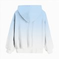 thumbnail image 5 of Staki Cute Hoodies for Teen Girls Trendy Oversized Hooded Sweatshirts Tween Girl Gradient Preppy Clothes 1-14Y(Light Blue,9-10 Years), 5 of 5