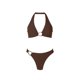 thumbnail image 3 of Trajes de baño para mujer, traje de baño de bikini de estilo dividido de color sólido informal y de moda para mujer con tirantes, trajes de baño para mujer, trajes de baño para mujer, traje de baño pa, 3 of 6