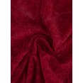 thumbnail image 5 of Agnes Orinda Bolero Cardigan for Women's Plus Size Office Tie Front Crop Floral Sheer Lace Shrug 3X Burgundy, 5 of 7