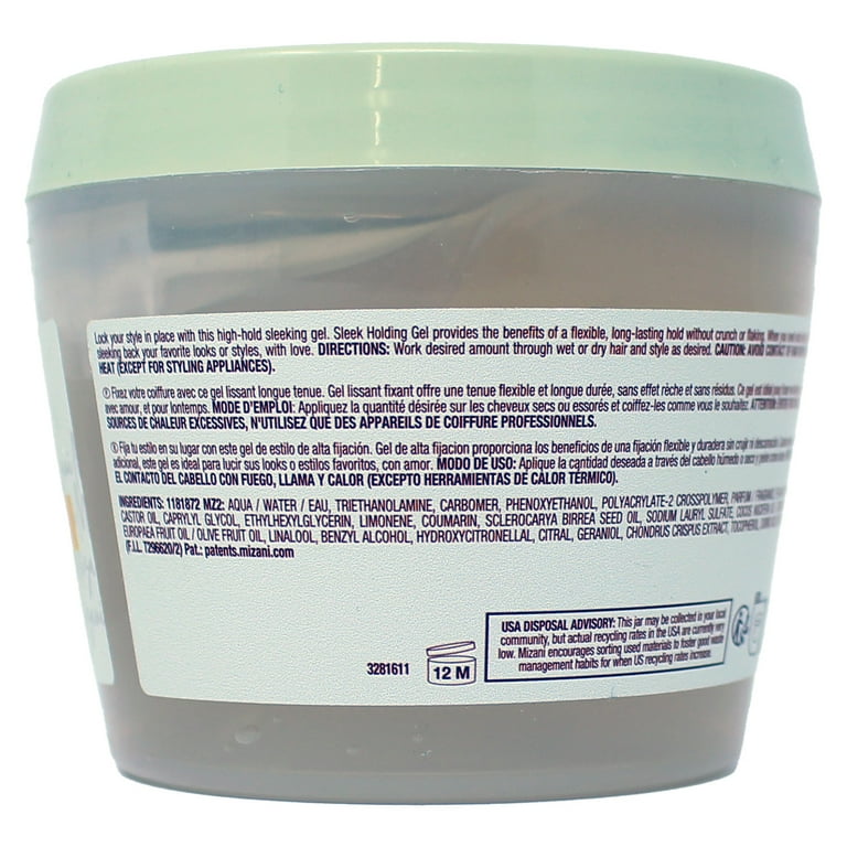 MIZANI True Textures Curls, Coils, Waves Sleek Holding Gel, 8 oz