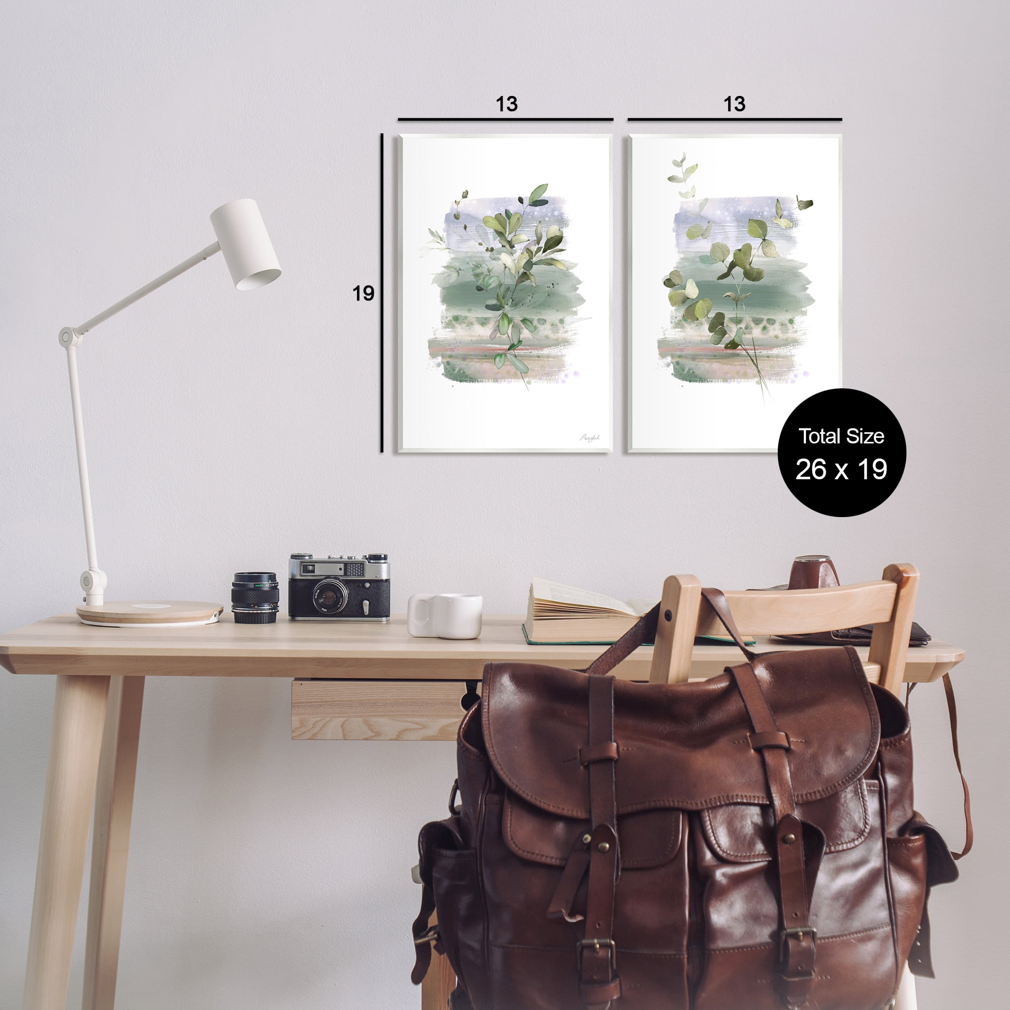 Stupell Industries Modern Botanical Sprigs Botanical & Floral Painting Unframed Art Print Wall Art, 13 x 19