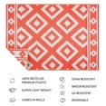 thumbnail image 2 of Milan Design 100% Eco-friendly Lightweight Plastic Outdoor Mat/Rug, 2 of 5