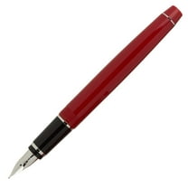 Pilot Falcon Fountain Pen - Red & Rhodium - Soft Flexible Fine Nib