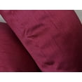 thumbnail image 3 of Aiking Home Solid Faux Silk Euro Shams Set of Two 26 x 26 inch, Burgundy, 3 of 7