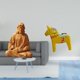thumbnail image 2 of Estatua del Corazón de Jesús,Estatua del Sagrado Corazón de Jesús para decoración del hogar,Figura católica de Jesús,Figura de escritorio,Estatua tradicional sueca del caballo de Dala, 2 of 8
