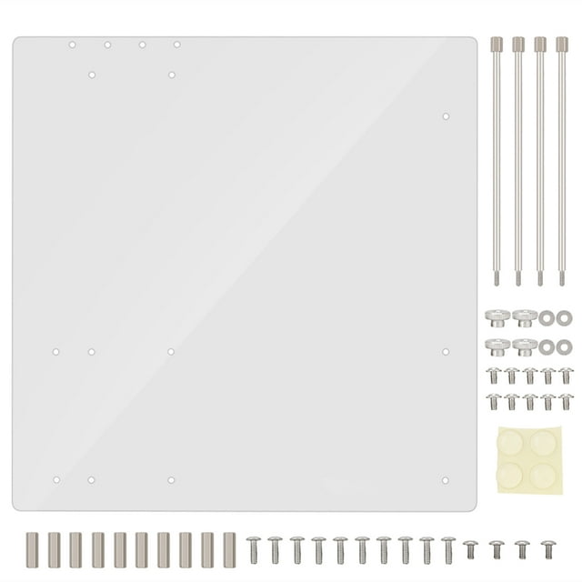 Caja de ordenador Overlock acrílica transparente con marco abierto, soporte Base DIY para placa base de M-ATX