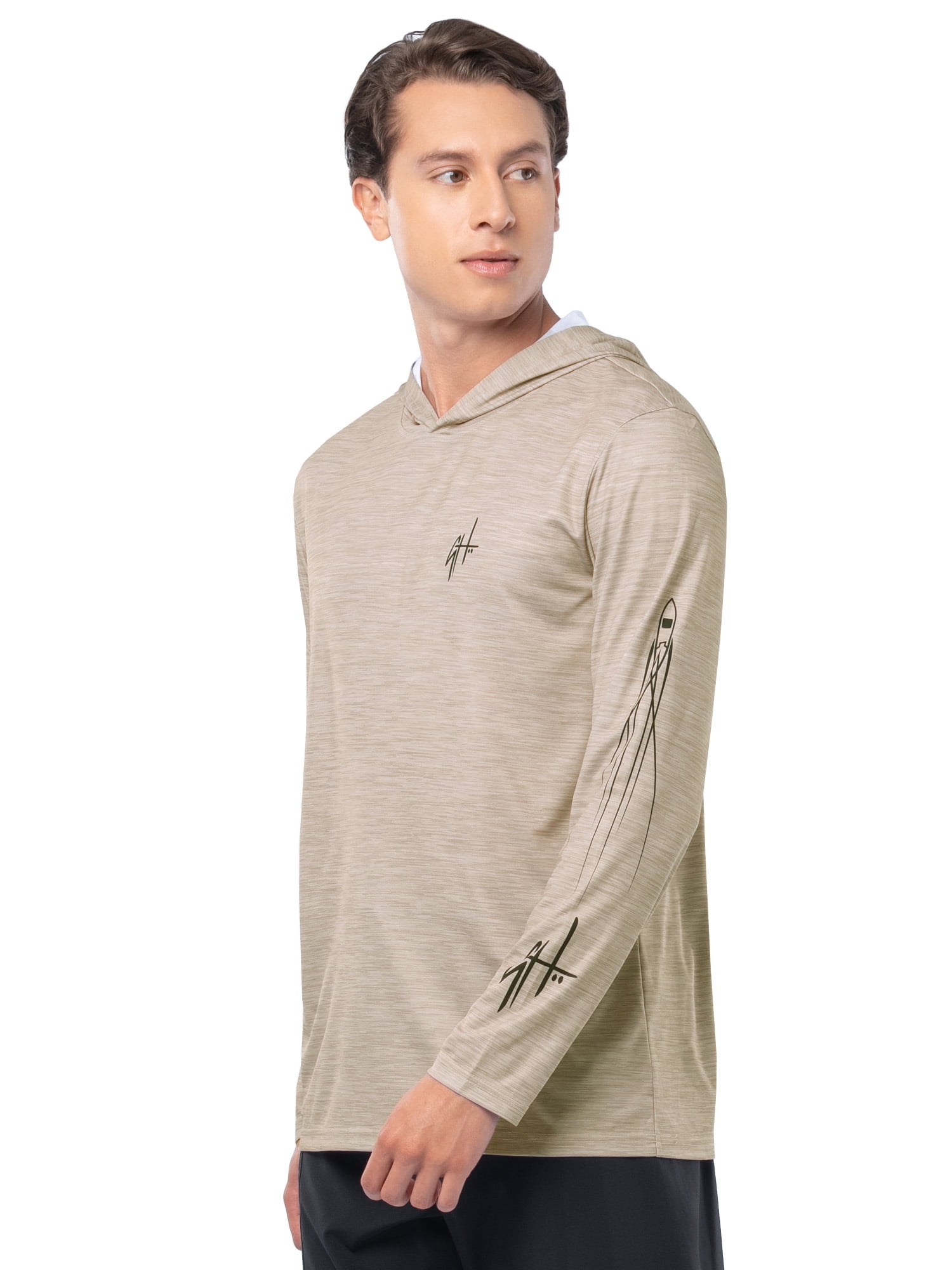 GH BY GUY HARVEY Men's Long Sleeve Sun Protection Cutthoat Trout Hoodie