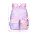 thumbnail image 4 of jiaxiM School Backpacks Large Capacity Cute Comfort Strap Lightweight Durable School Bag for Ages 3rd 4th 5th 6th, Primary School, Daily Campus, Travel, 4 of 9