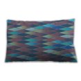 thumbnail image 1 of Ahgly Company Patterned Indoor Rectangular Macaw Blue Green Lumbar Throw Pillow, 13 inch by 19 inch, 1 of 5