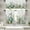 Flower Botanical, variant on Watercolor Floral Kitchen Curtains Window Curtains Valance and Tier Set 36 Inch, Colorful Wildflowers and Butterflies Rod Pocket Short Tier Curtain, Spring Small Curtains for Kitchen Decor