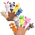 thumbnail image 4 of Tender Velvet Animals In Finger Puppet Style For Children For Shows Playtimes, 4 of 8