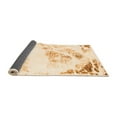 thumbnail image 2 of Ahgly Company Indoor Rectangle Abstract Orange Modern Area Rugs, 2' x 5', 2 of 4