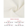 thumbnail image 7 of DARING DIVA Women's Side Pockets Pencil Skirt with High Waist and Split Back L Cream White, 7 of 7