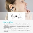 thumbnail image 4 of MEE audio Pebbles Air Open Ear True Wireless Earbuds: Earclip Headphones with Headset (Sapphire), 4 of 14