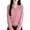 Pink, variant on Ediodpoh Womens Cardigan Lightweight Seamless Knit V Neck Open Front Jacket with Rolled Edges for Comfortable Layering Sky Blue L