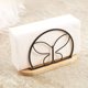 thumbnail image 1 of Porta servilletas de mesa moderno de metal, porta servilletas para mesas de cocina y encimeras, uso en interiores y exteriores, porta servilletas de mariposa negra, 1 of 6